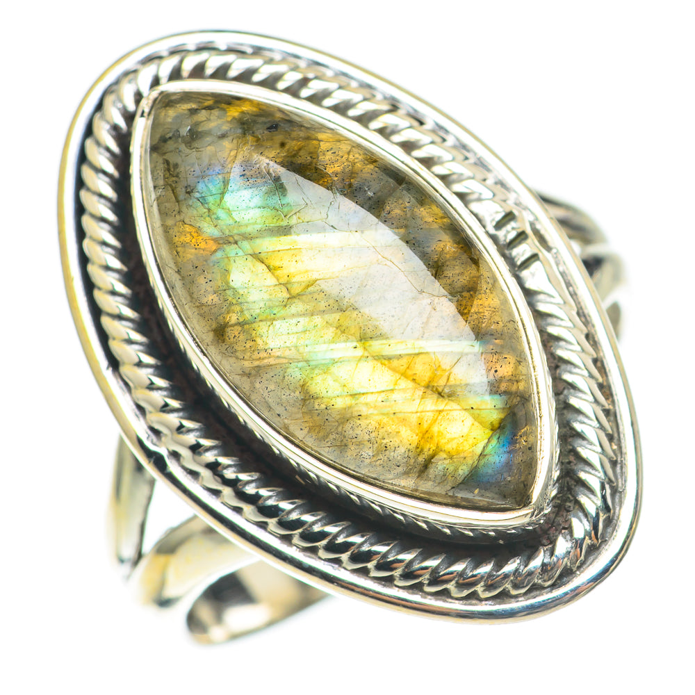Labradorite Rings handcrafted by Anasilvercos - RING70214
