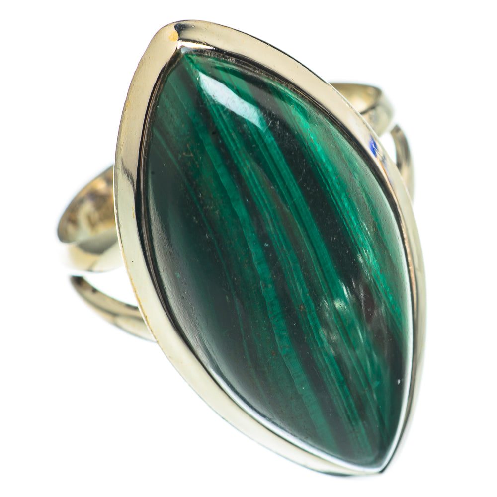 Malachite Rings handcrafted by Anasilvercos - RING70228