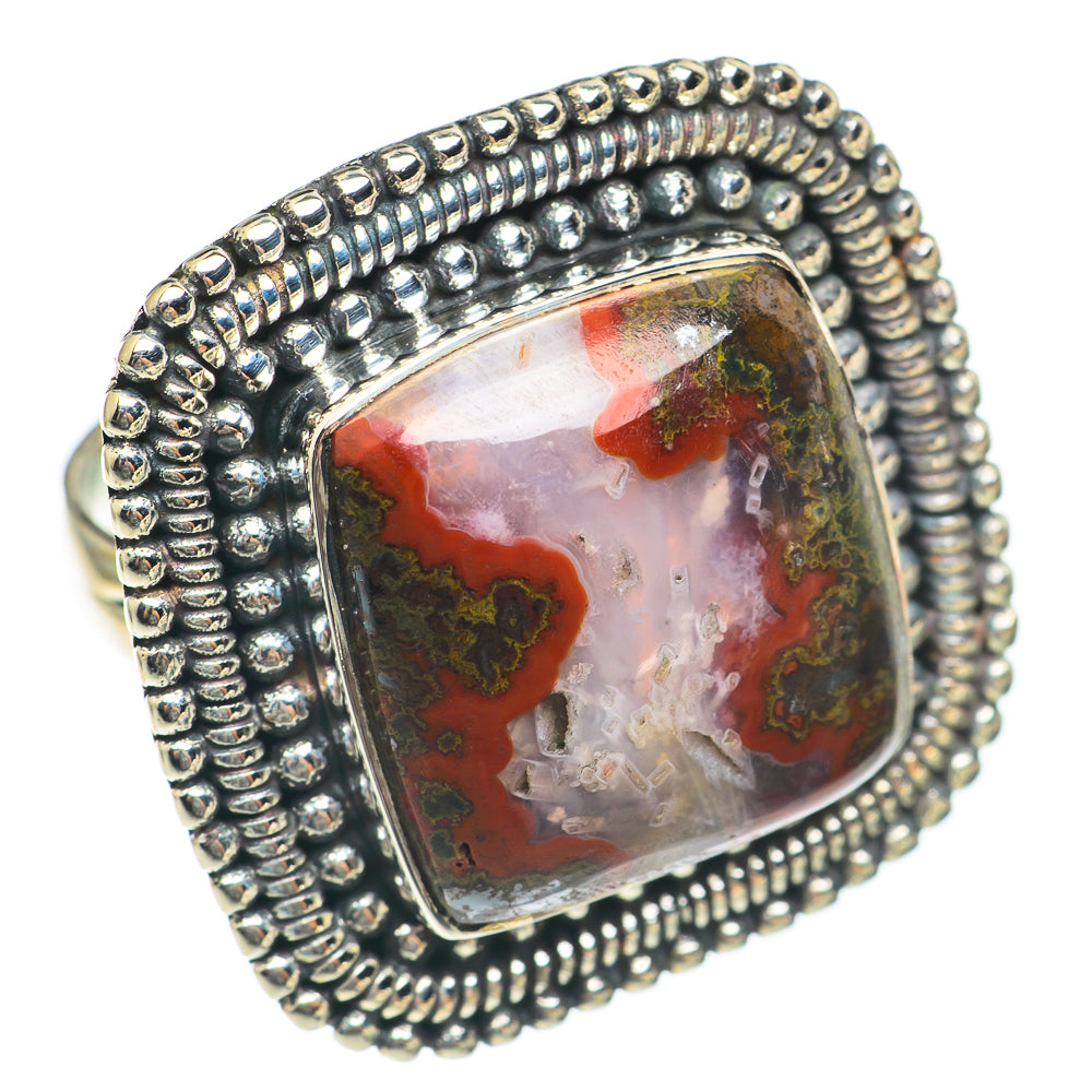 Moroccan Agate Rings handcrafted by Anasilvercos - RING70230