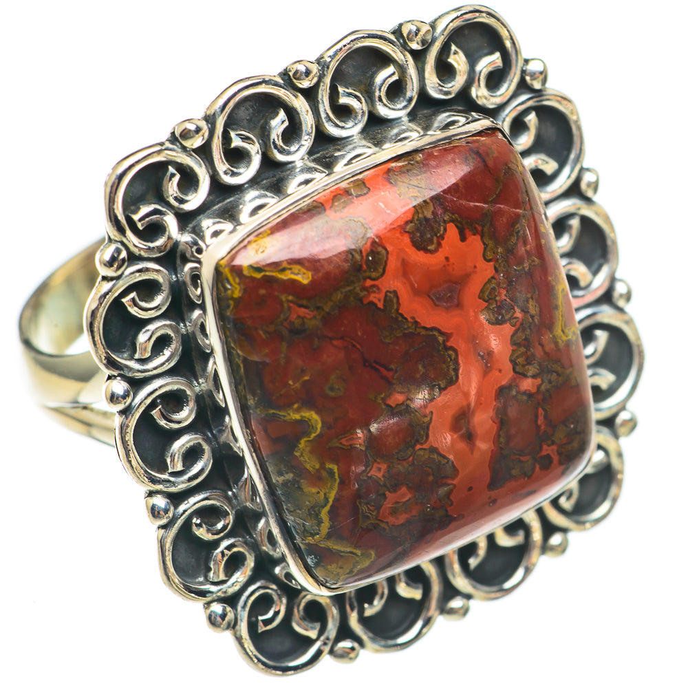 Moroccan Agate Rings handcrafted by Anasilvercos - RING70231