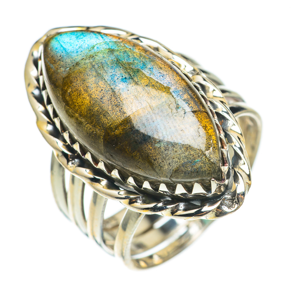 Labradorite Rings handcrafted by Anasilvercos - RING70262