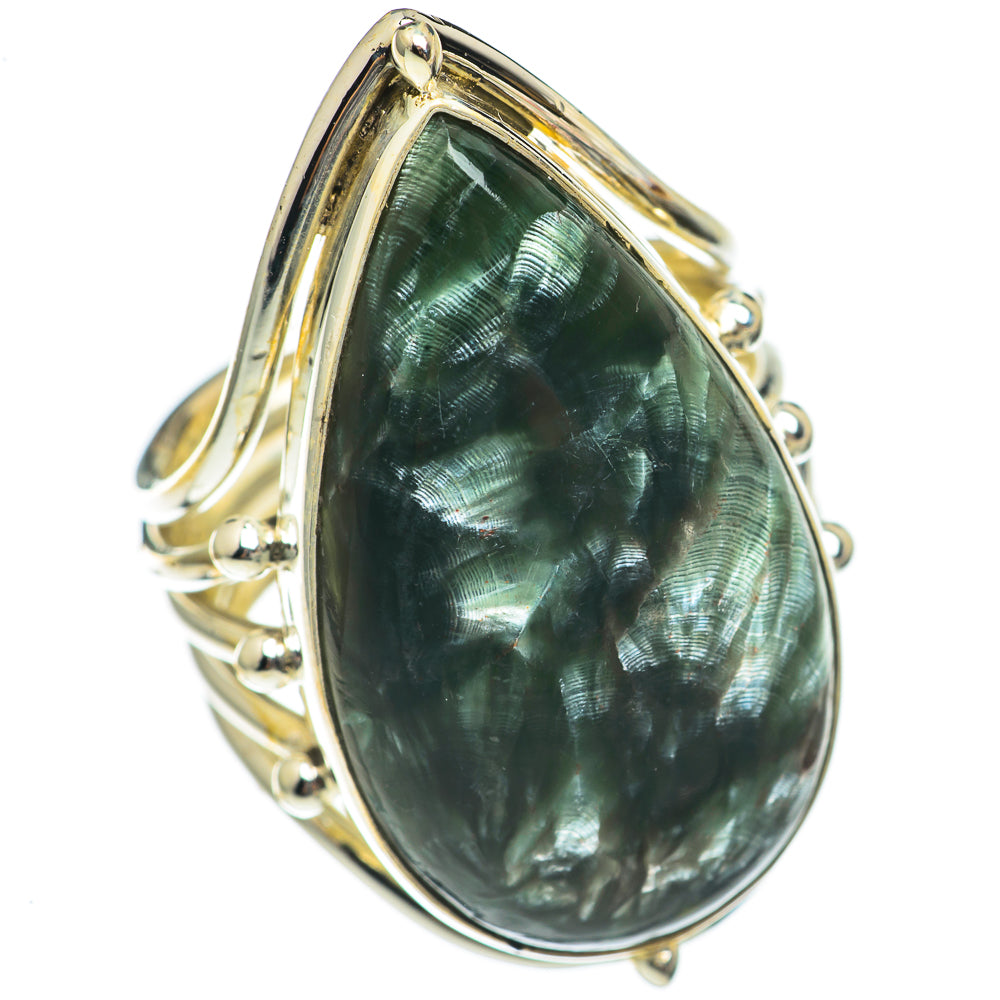 Seraphinite Rings handcrafted by Anasilvercos - RING70264