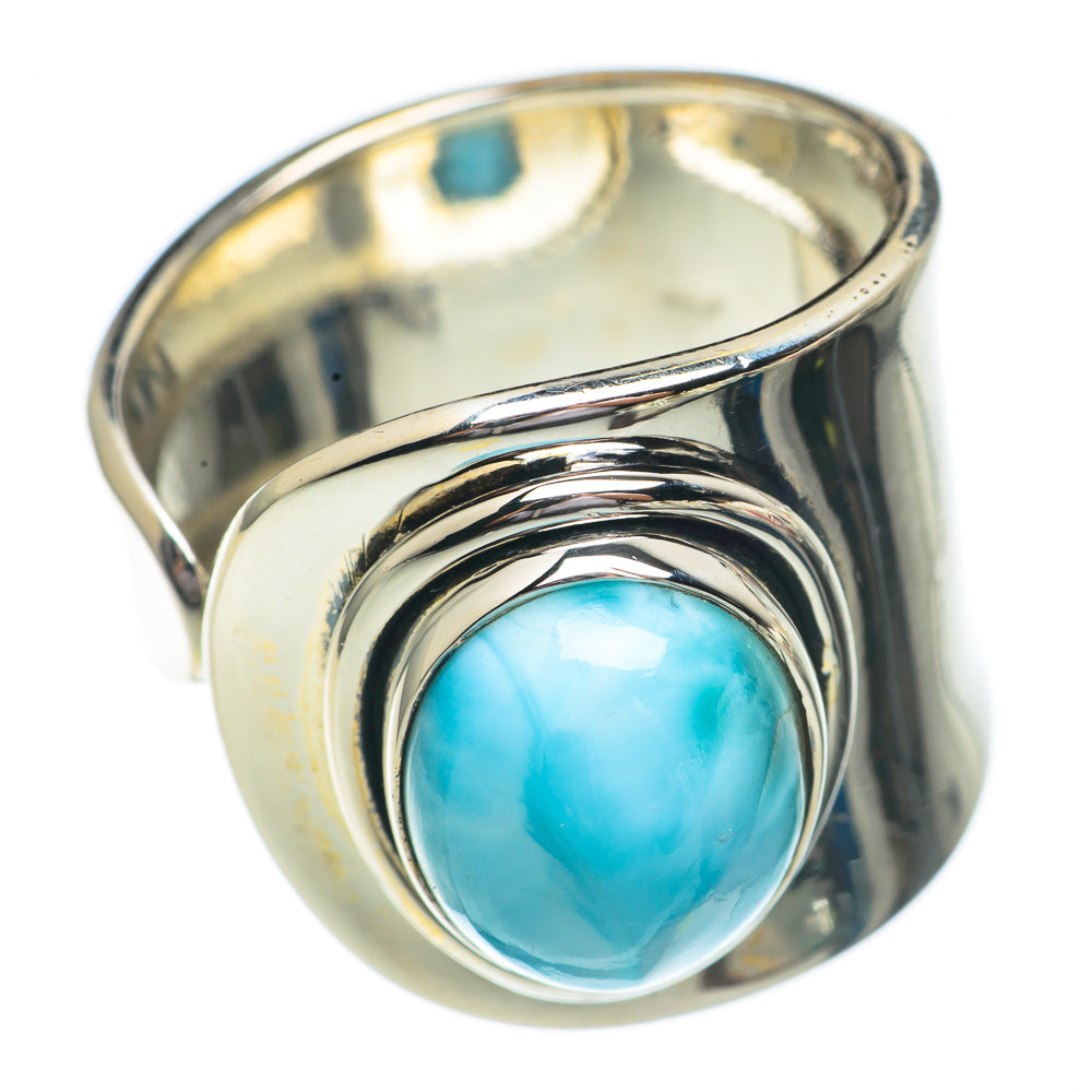 Larimar Rings handcrafted by Anasilvercos - RING70265