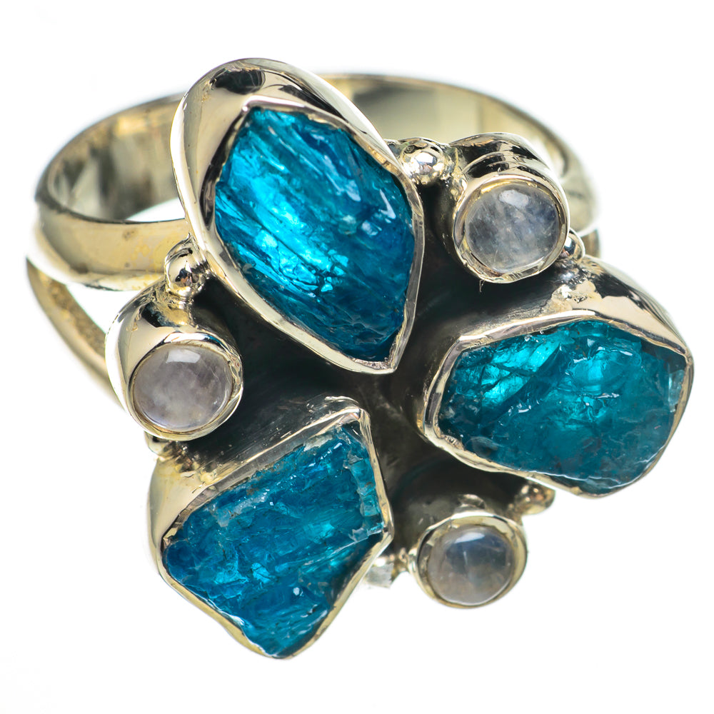 Blue Fluorite Rings handcrafted by Anasilvercos - RING70267