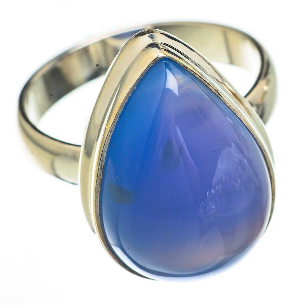 Chalcedony Rings handcrafted by Anasilvercos - RING70313