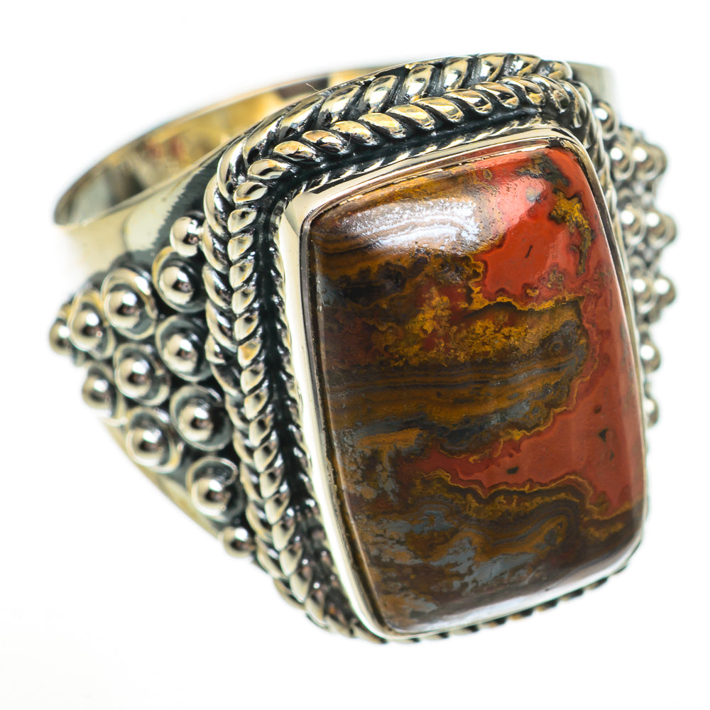 Moroccan Agate Rings handcrafted by Anasilvercos - RING70317