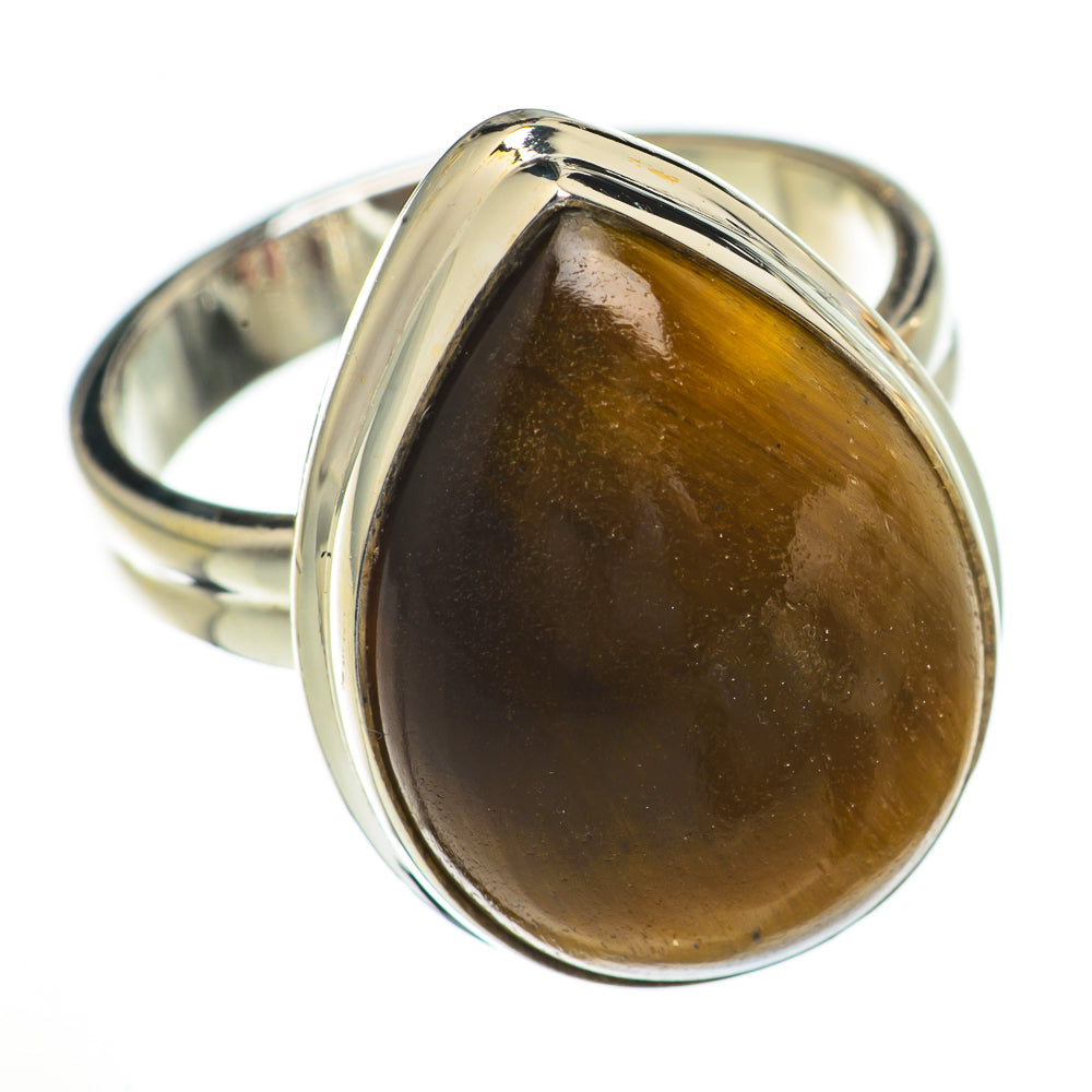 Tiger Eye Rings handcrafted by Anasilvercos - RING70319