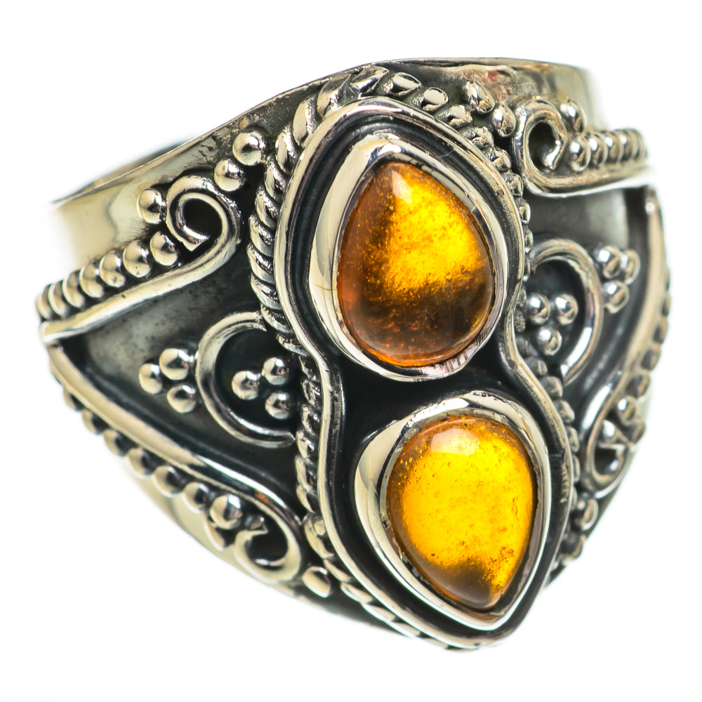 Baltic Amber Rings handcrafted by Anasilvercos - RING70324