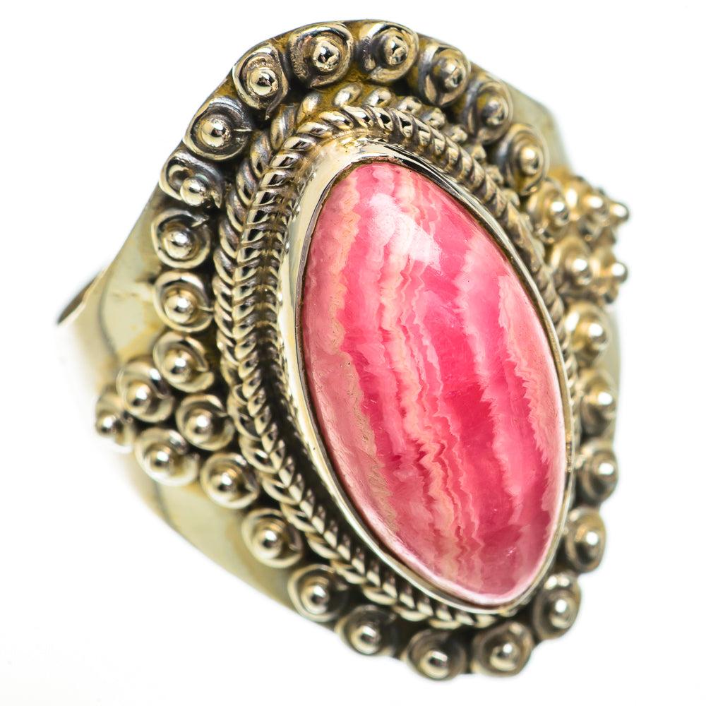 Rhodochrosite Rings handcrafted by Anasilvercos - RING70327