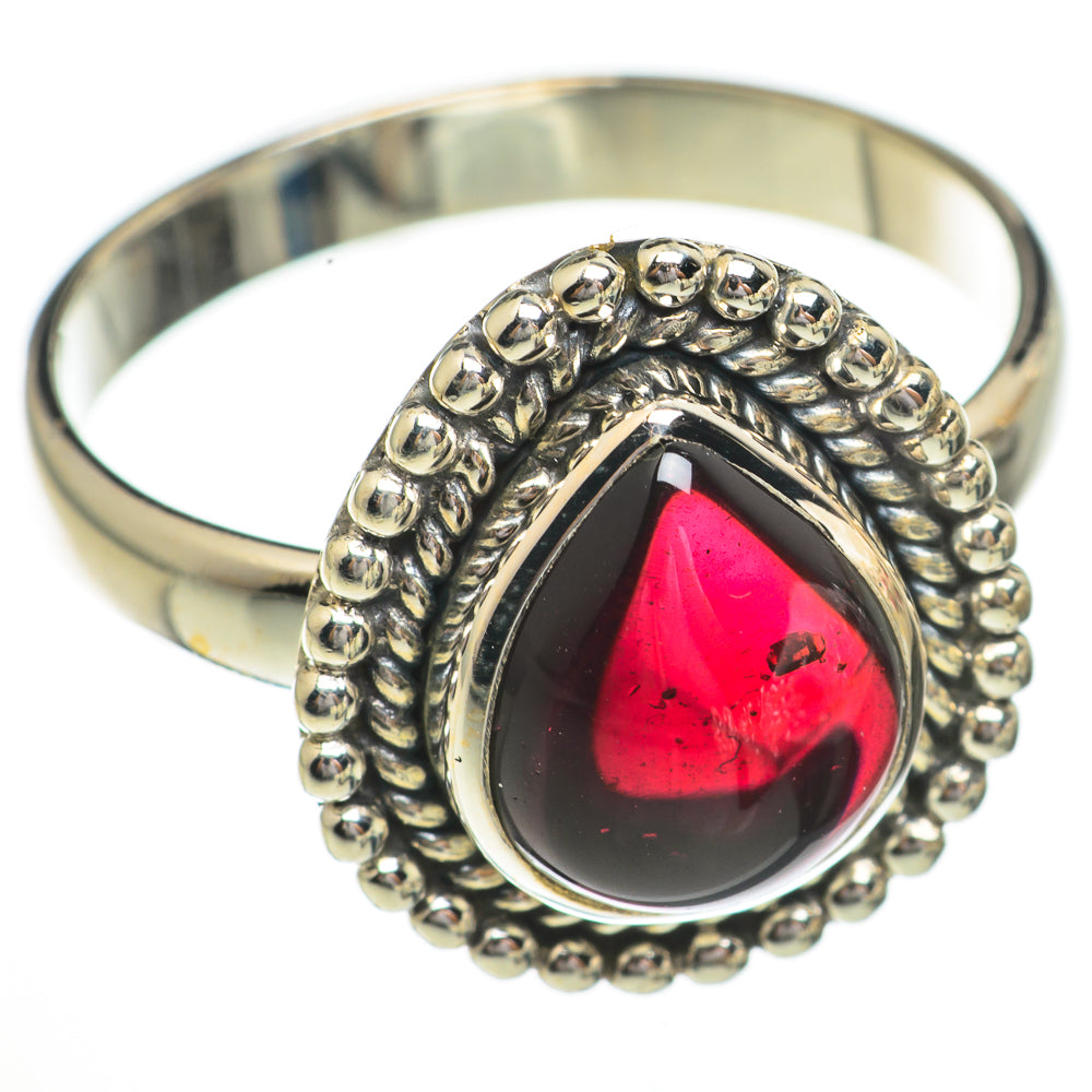 Garnet Rings handcrafted by Anasilvercos - RING70330