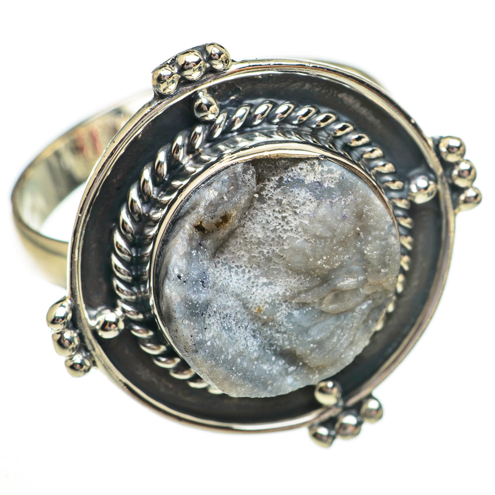 Desert Druzy Rings handcrafted by Anasilvercos - RING70343 - Photo 2