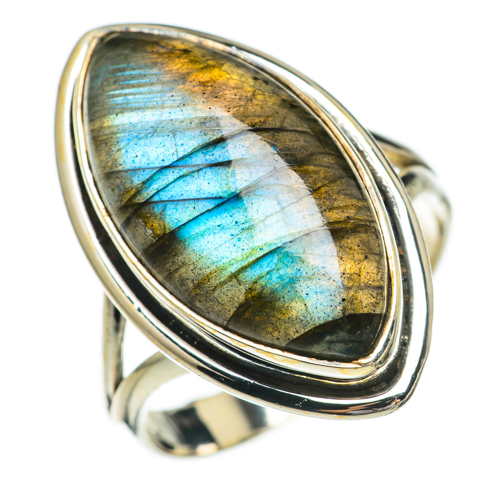 Labradorite Rings handcrafted by Anasilvercos - RING70349