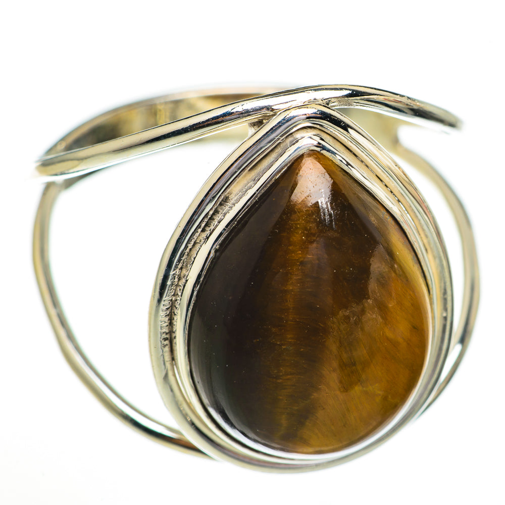 Tiger Eye Rings handcrafted by Anasilvercos - RING70361