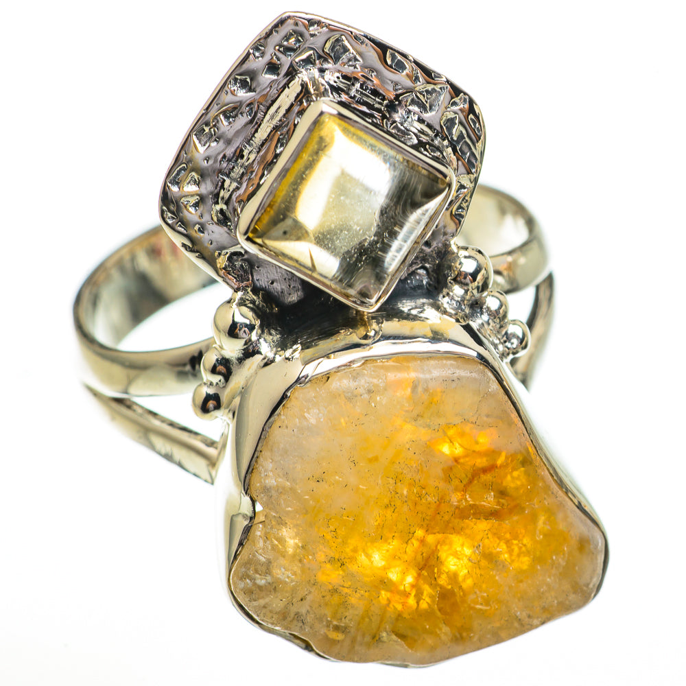 Citrine Rings handcrafted by Anasilvercos - RING70364