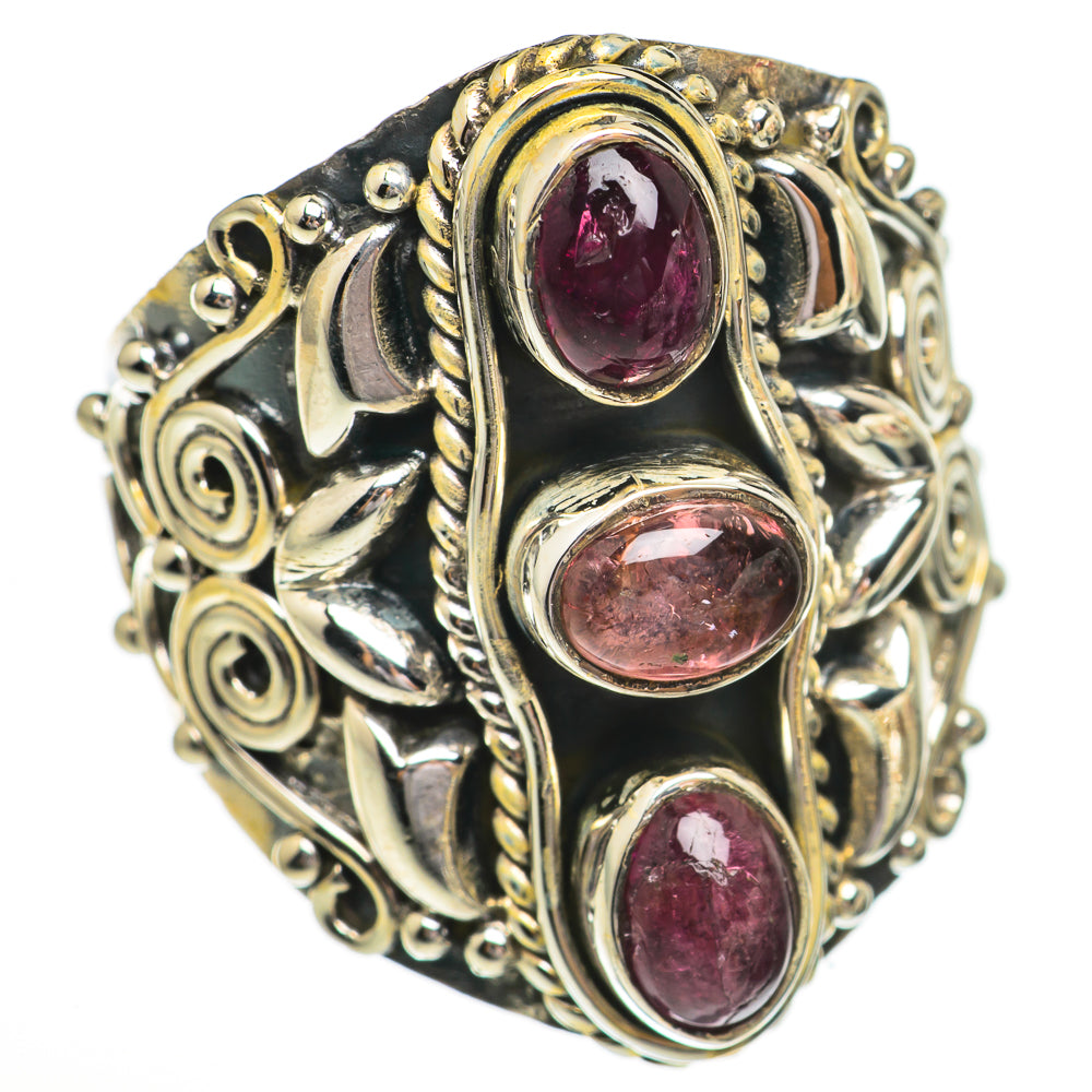 Pink Tourmaline Rings handcrafted by Anasilvercos - RING70366