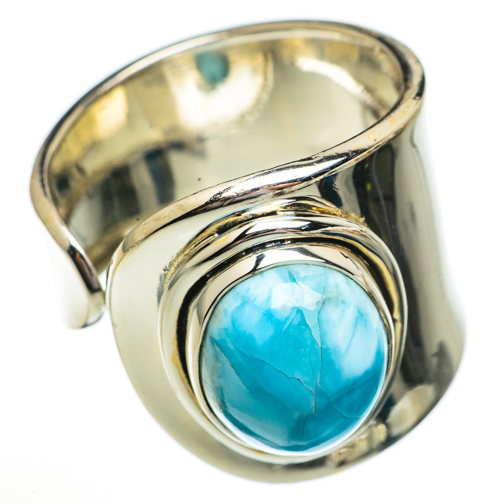 Larimar Rings handcrafted by Anasilvercos - RING70382