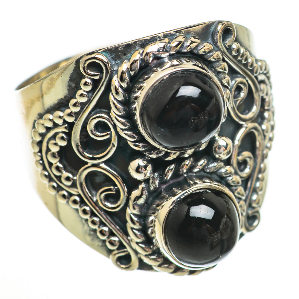 Black Onyx Rings handcrafted by Anasilvercos - RING70408