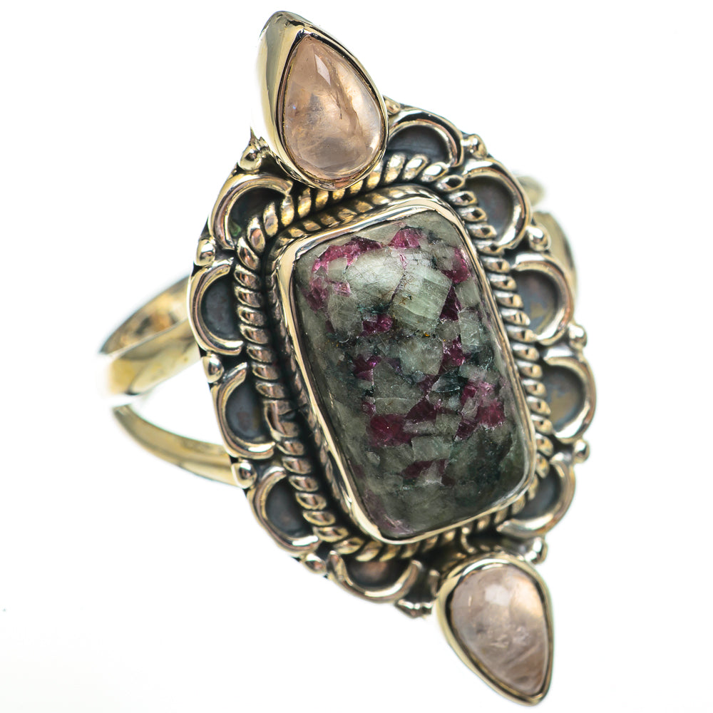 Russian Eudialyte Rings handcrafted by Anasilvercos - RING70412
