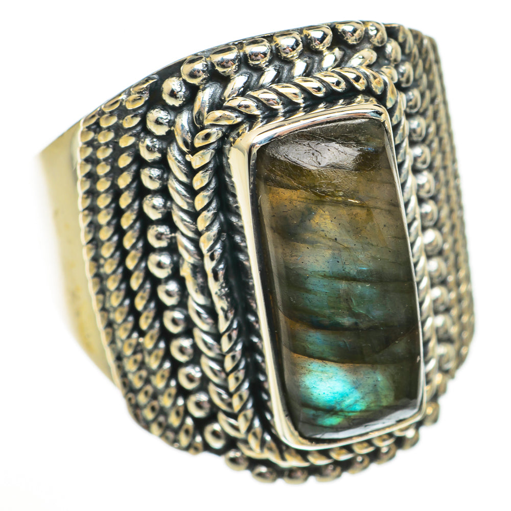 Labradorite Rings handcrafted by Anasilvercos - RING70414