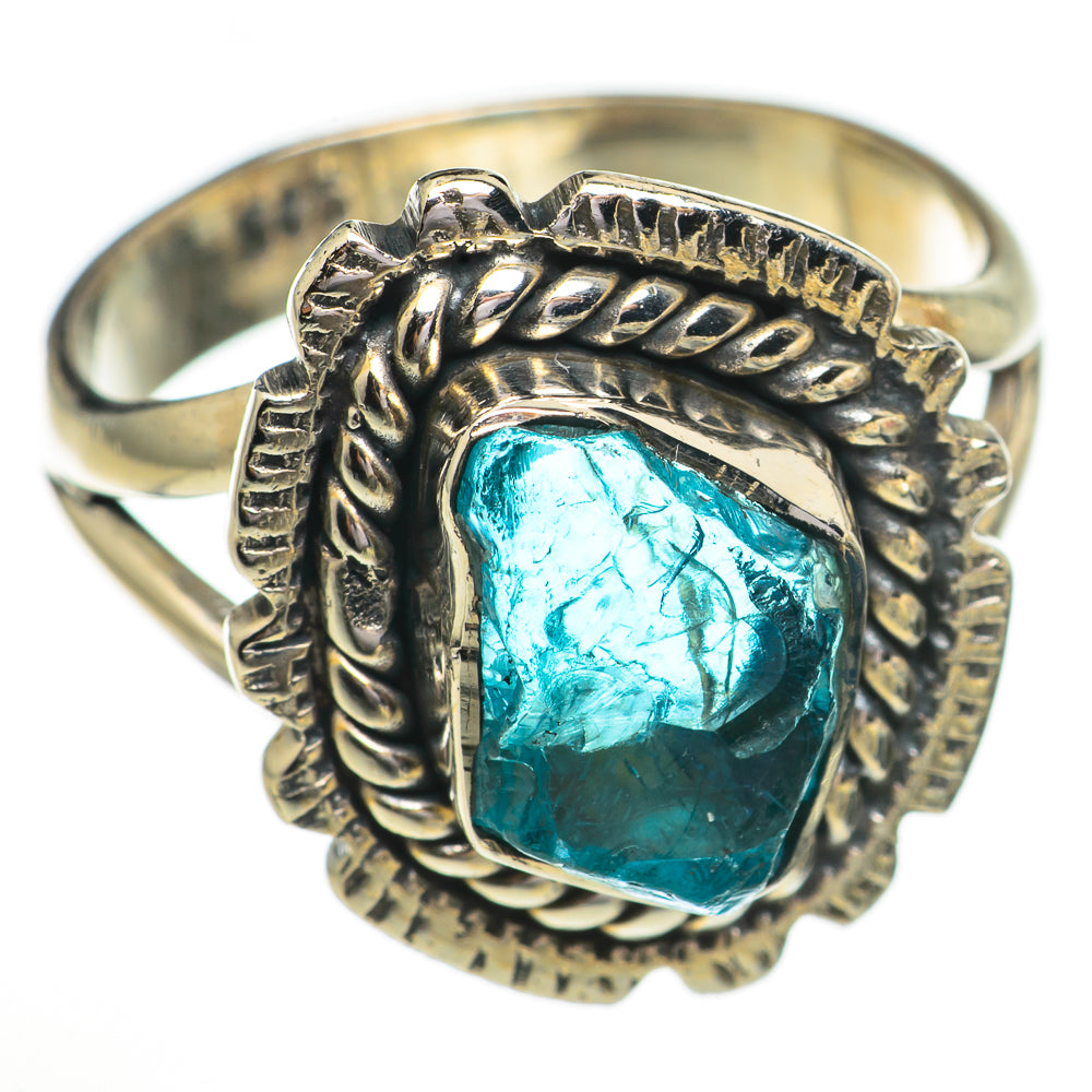 Blue Fluorite Rings handcrafted by Anasilvercos - RING70417