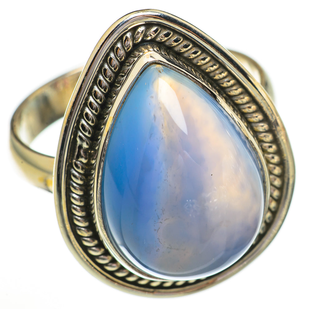 Chalcedony Rings handcrafted by Anasilvercos - RING70418