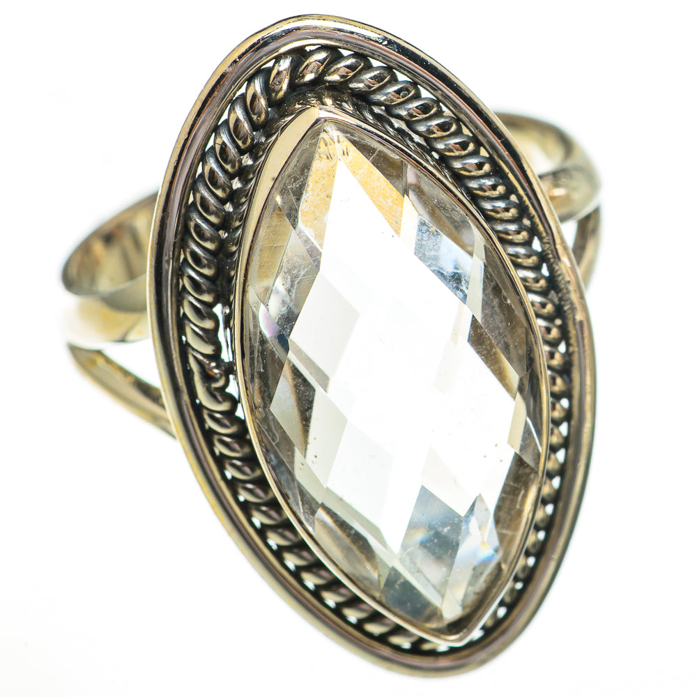White Quartz Rings handcrafted by Anasilvercos - RING70442
