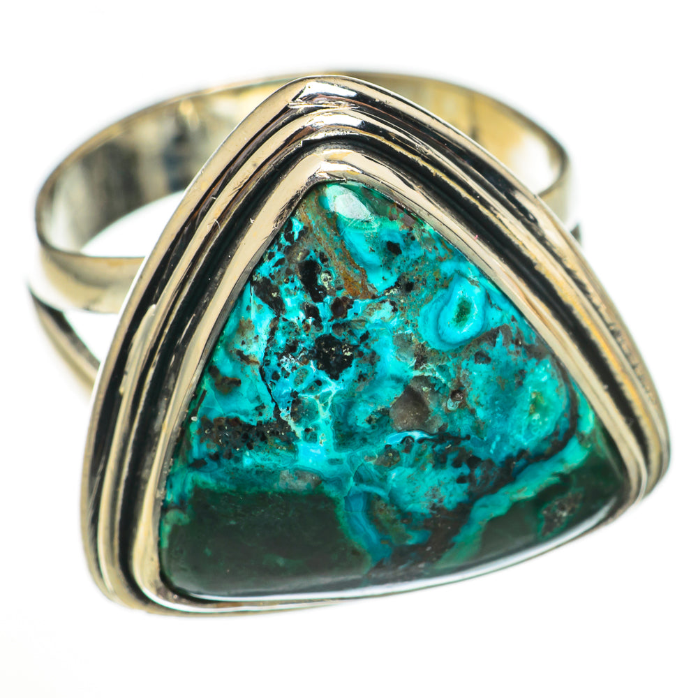 Chrysocolla Rings handcrafted by Anasilvercos - RING70444