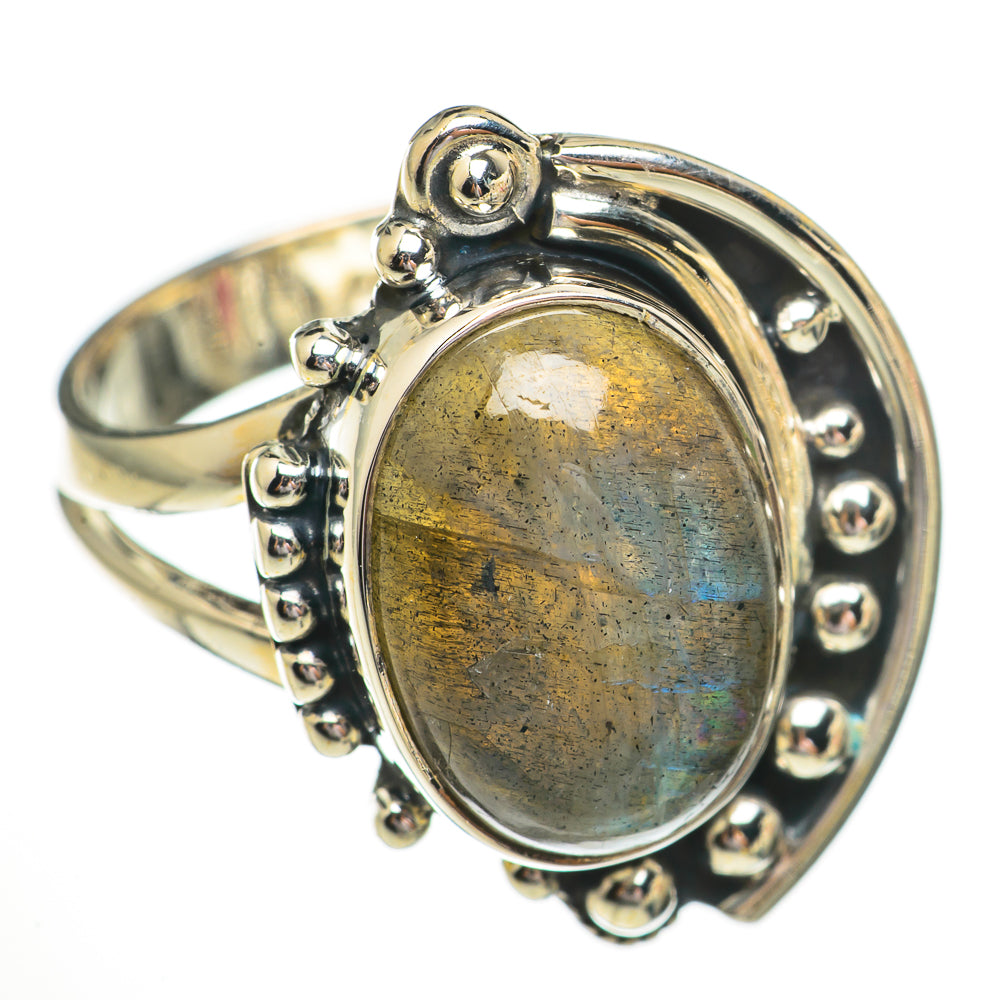 Labradorite Rings handcrafted by Anasilvercos - RING70447