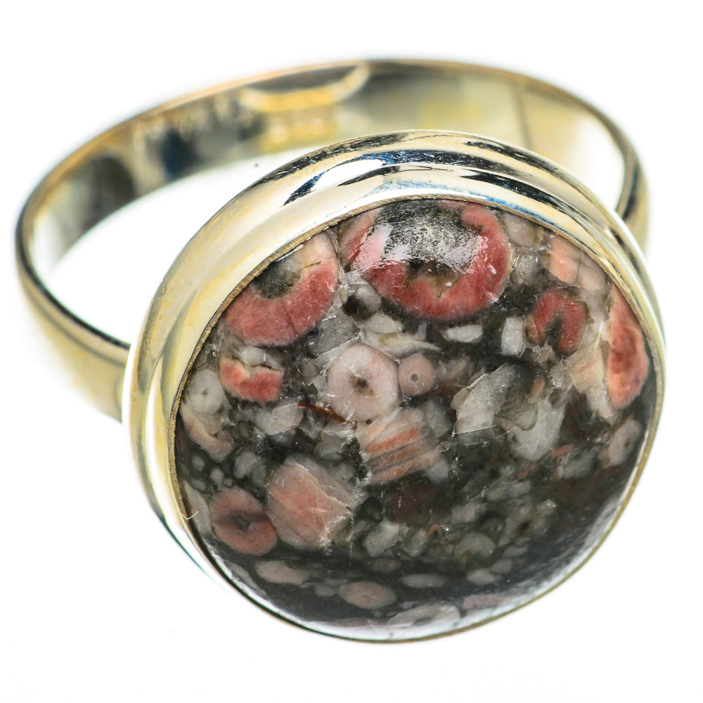 Crinoid Fossil Rings handcrafted by Anasilvercos - RING70460