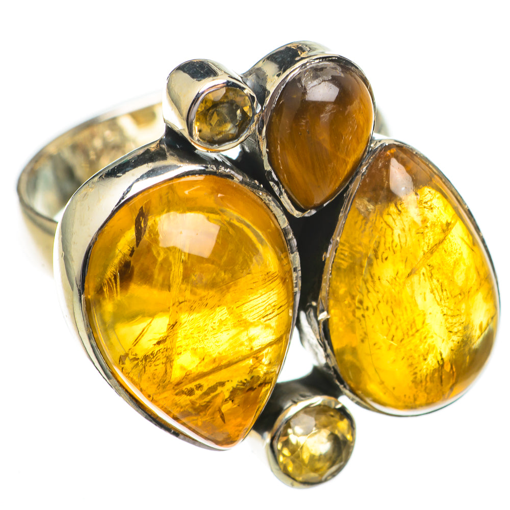 Citrine Rings handcrafted by Anasilvercos - RING70463