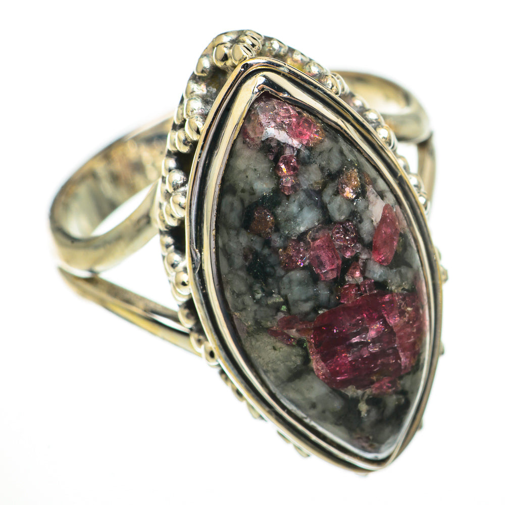 Russian Eudialyte Rings handcrafted by Anasilvercos - RING70469