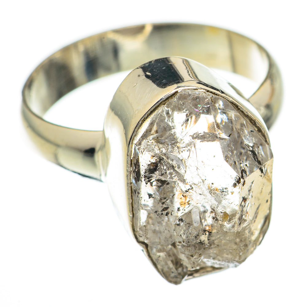 Herkimer Diamond Rings handcrafted by Anasilvercos - RING70474