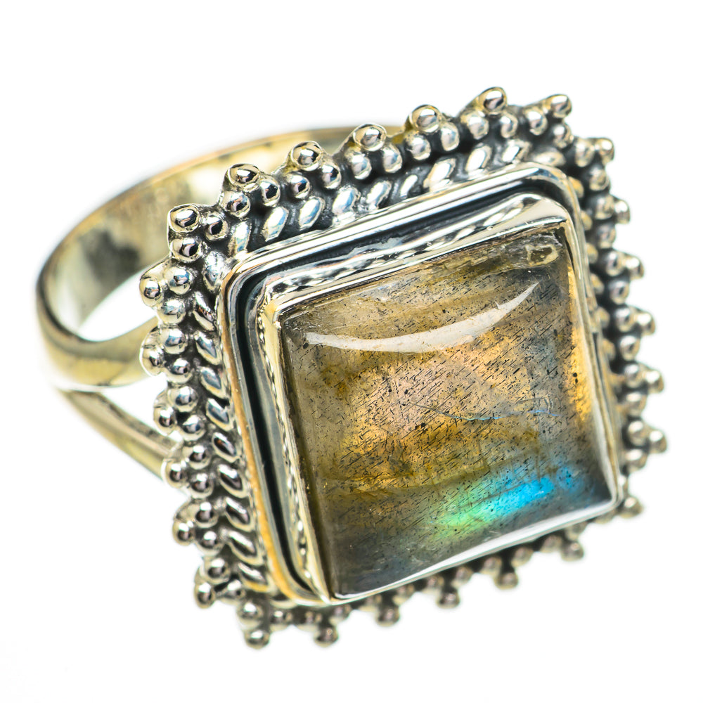 Labradorite Rings handcrafted by Anasilvercos - RING70476