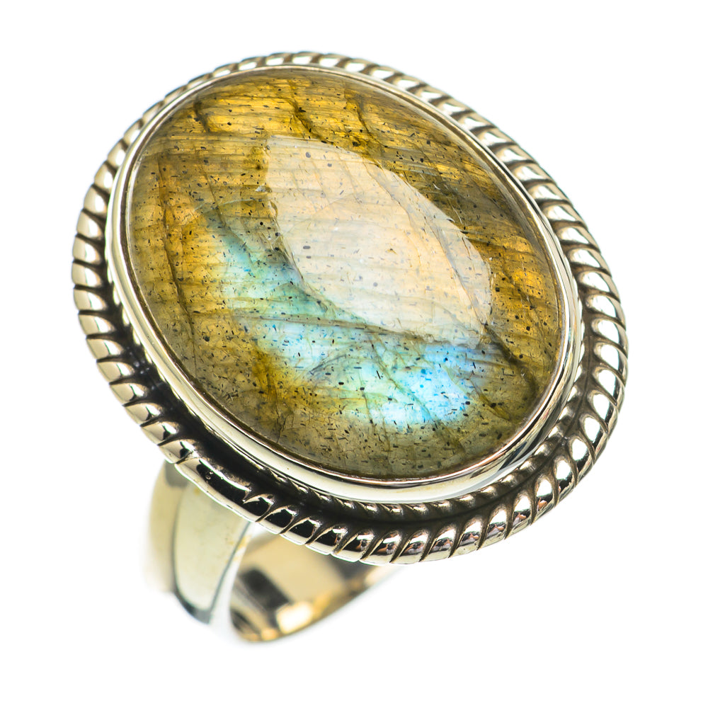 Labradorite Rings handcrafted by Anasilvercos - RING70478