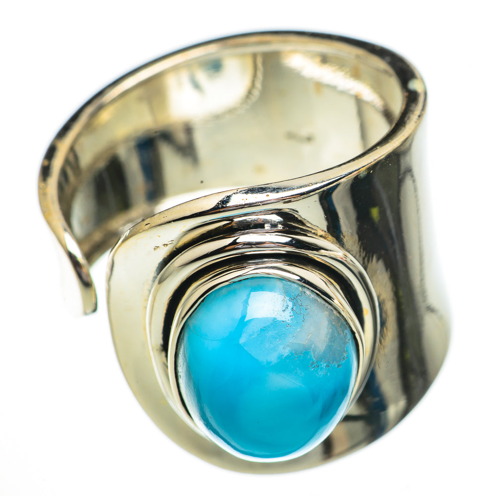 Larimar Rings handcrafted by Anasilvercos - RING70479