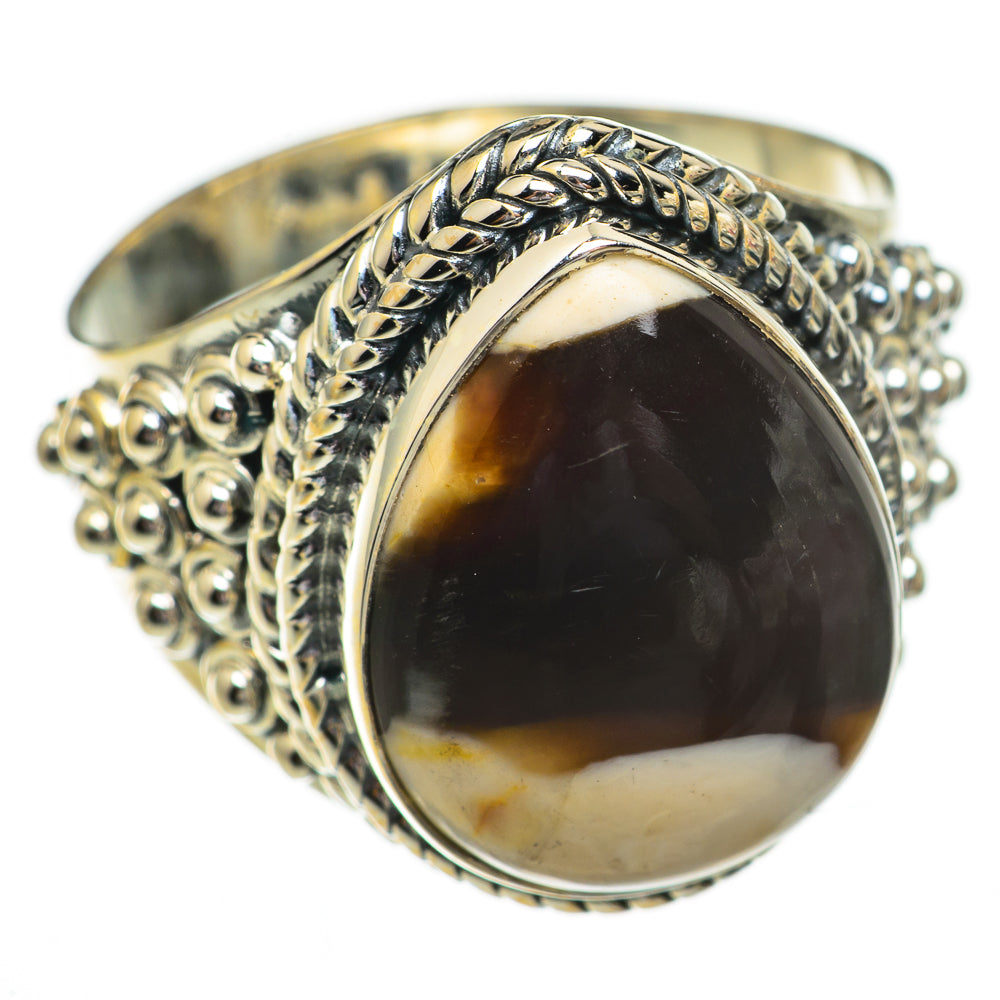 Peanut Wood Jasper Rings handcrafted by Anasilvercos - RING70490