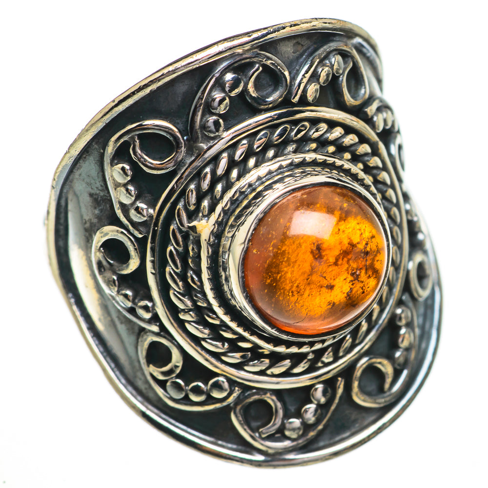 Baltic Amber Rings handcrafted by Anasilvercos - RING70496