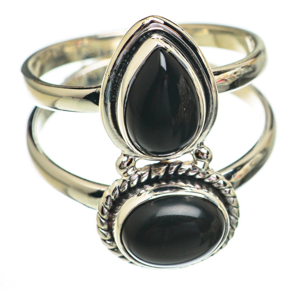 Black Onyx Rings handcrafted by Anasilvercos - RING70508
