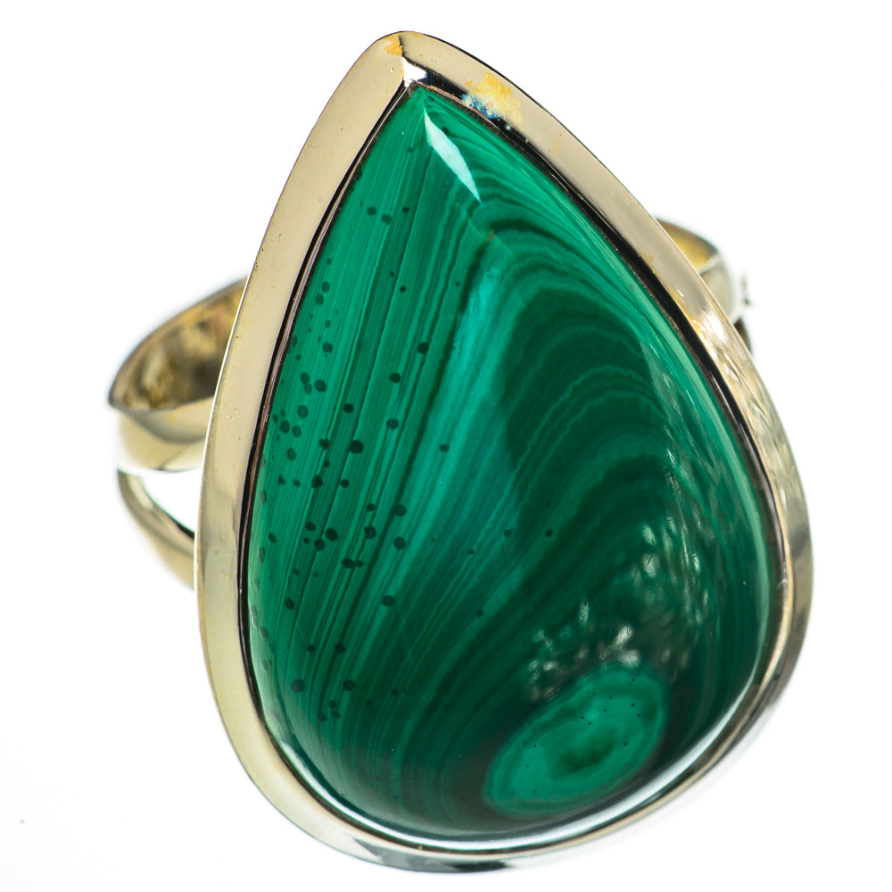Malachite Rings handcrafted by Anasilvercos - RING70524