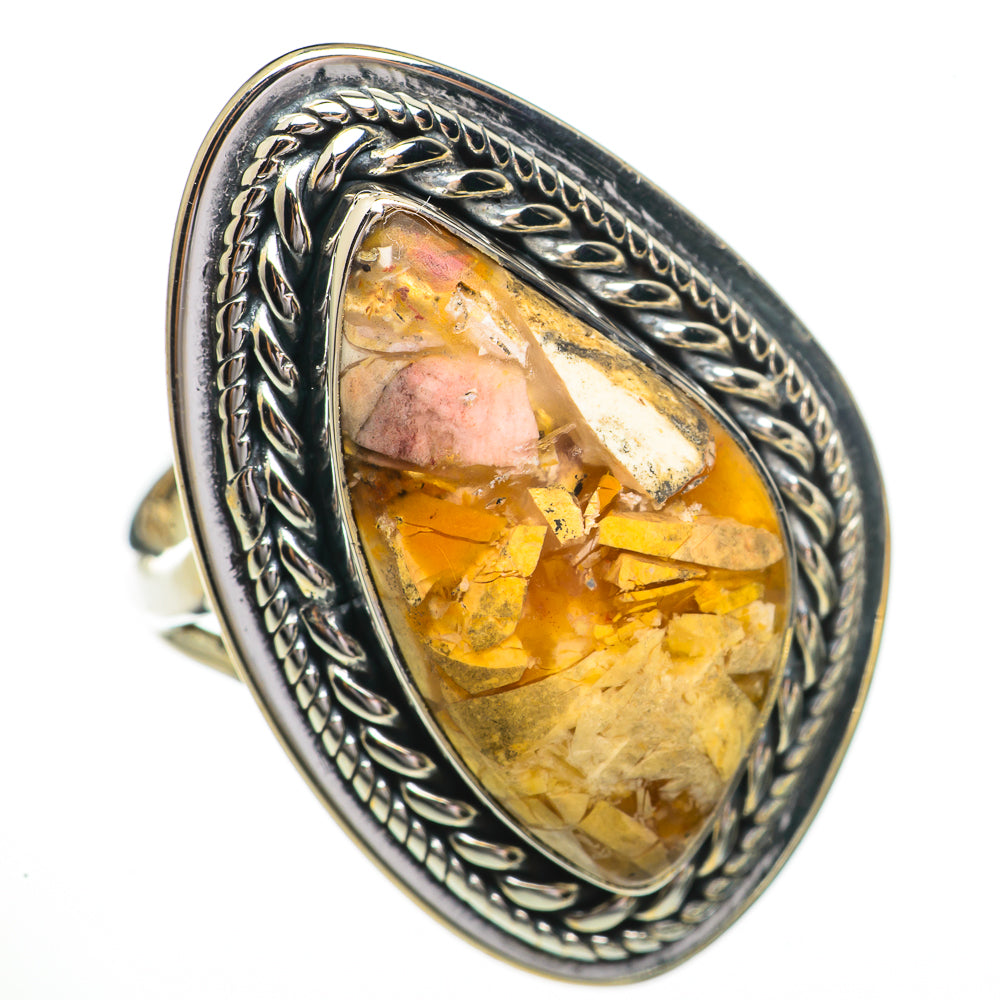 Plume Agate Rings handcrafted by Anasilvercos - RING70530