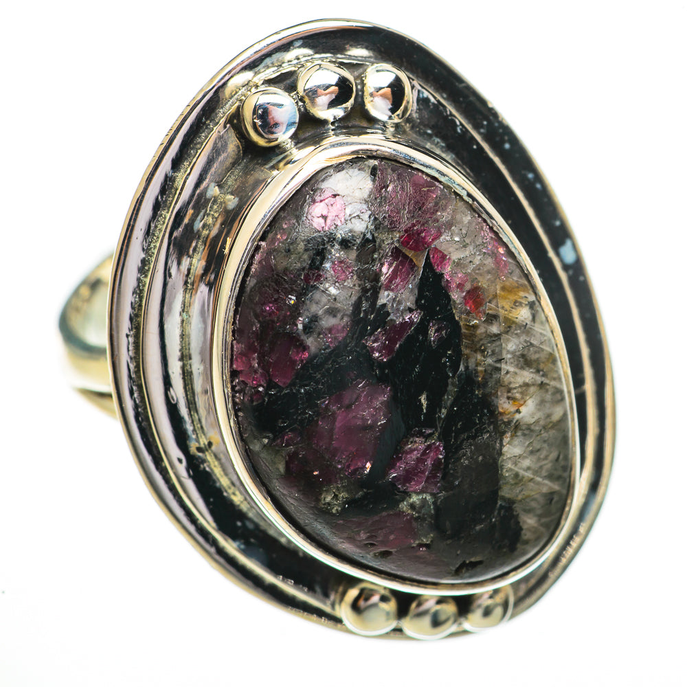 Russian Eudialyte Rings handcrafted by Anasilvercos - RING70535