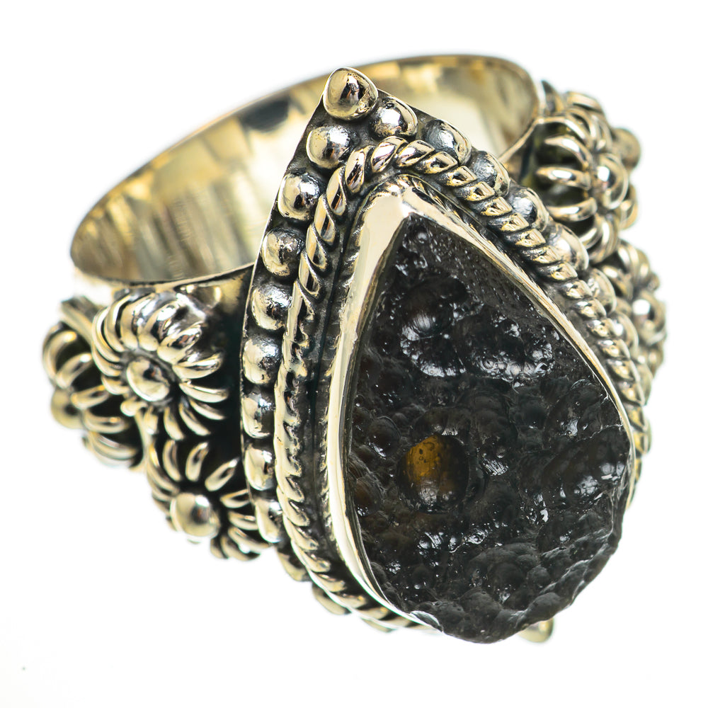 Tektite Rings handcrafted by Anasilvercos - RING70544