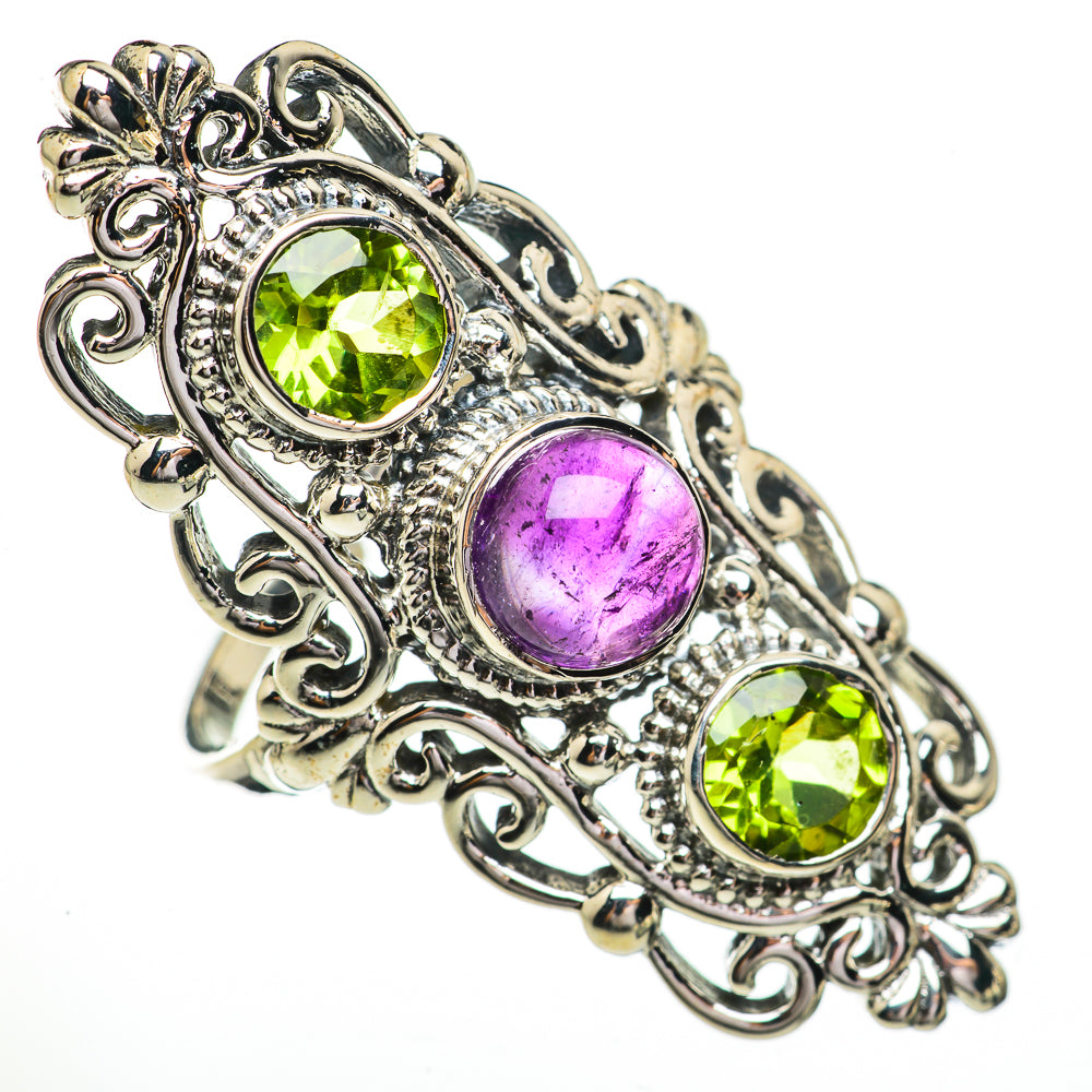 Amethyst Rings handcrafted by Anasilvercos - RING70551