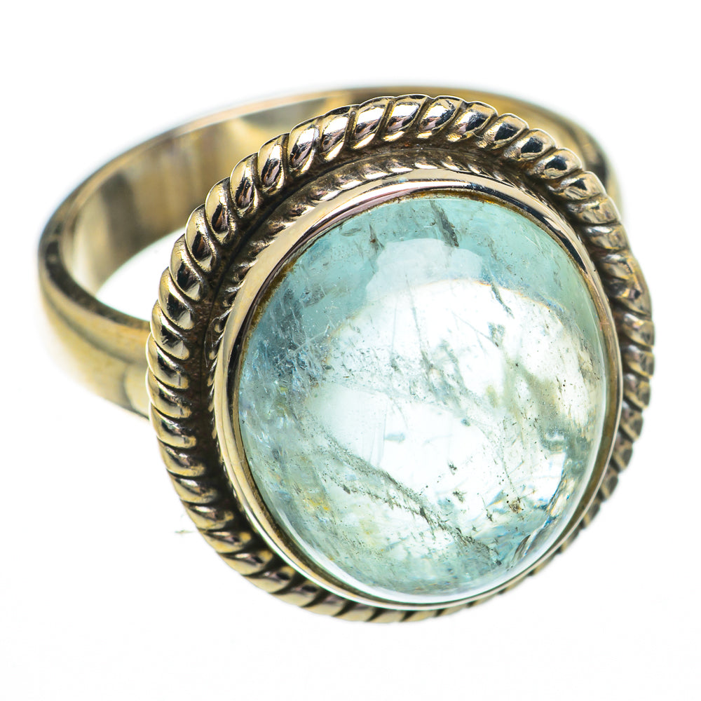Aquamarine Rings handcrafted by Anasilvercos - RING70571