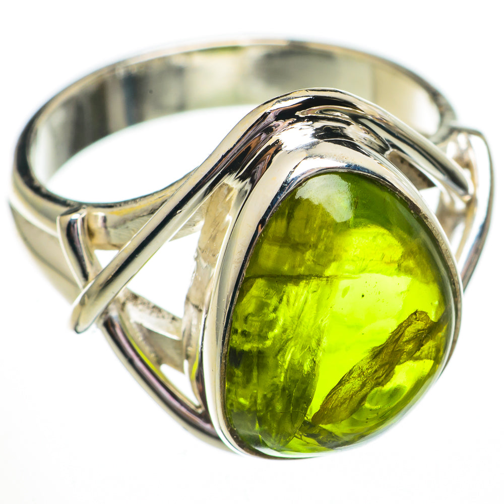 Peridot Rings handcrafted by Anasilvercos - RING70575