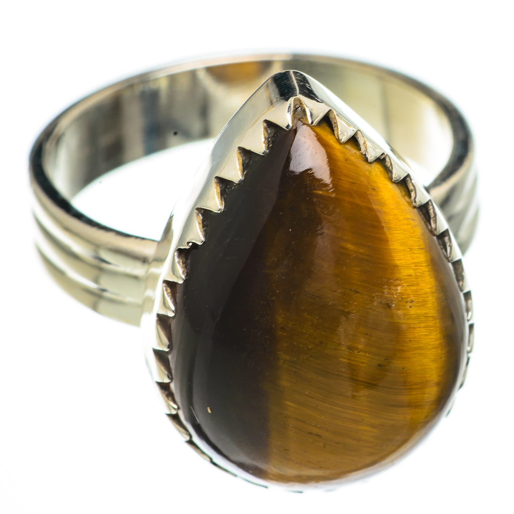 Tiger Eye Rings handcrafted by Anasilvercos - RING70577