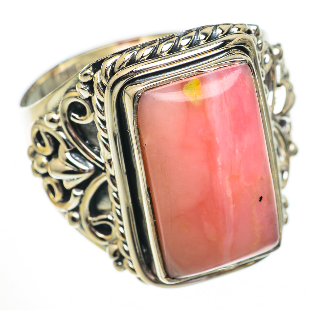 Pink Opal Rings handcrafted by Anasilvercos - RING70586