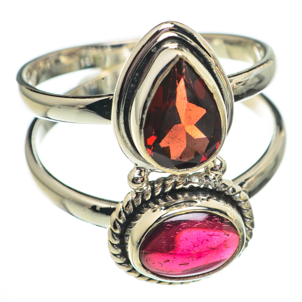 Garnet Rings handcrafted by Anasilvercos - RING70590