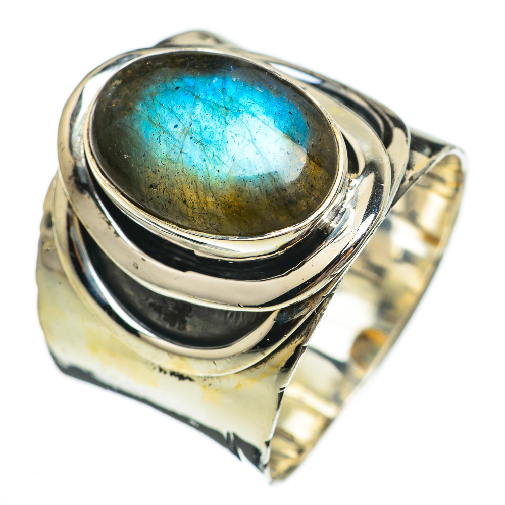 Labradorite Rings handcrafted by Anasilvercos - RING70609