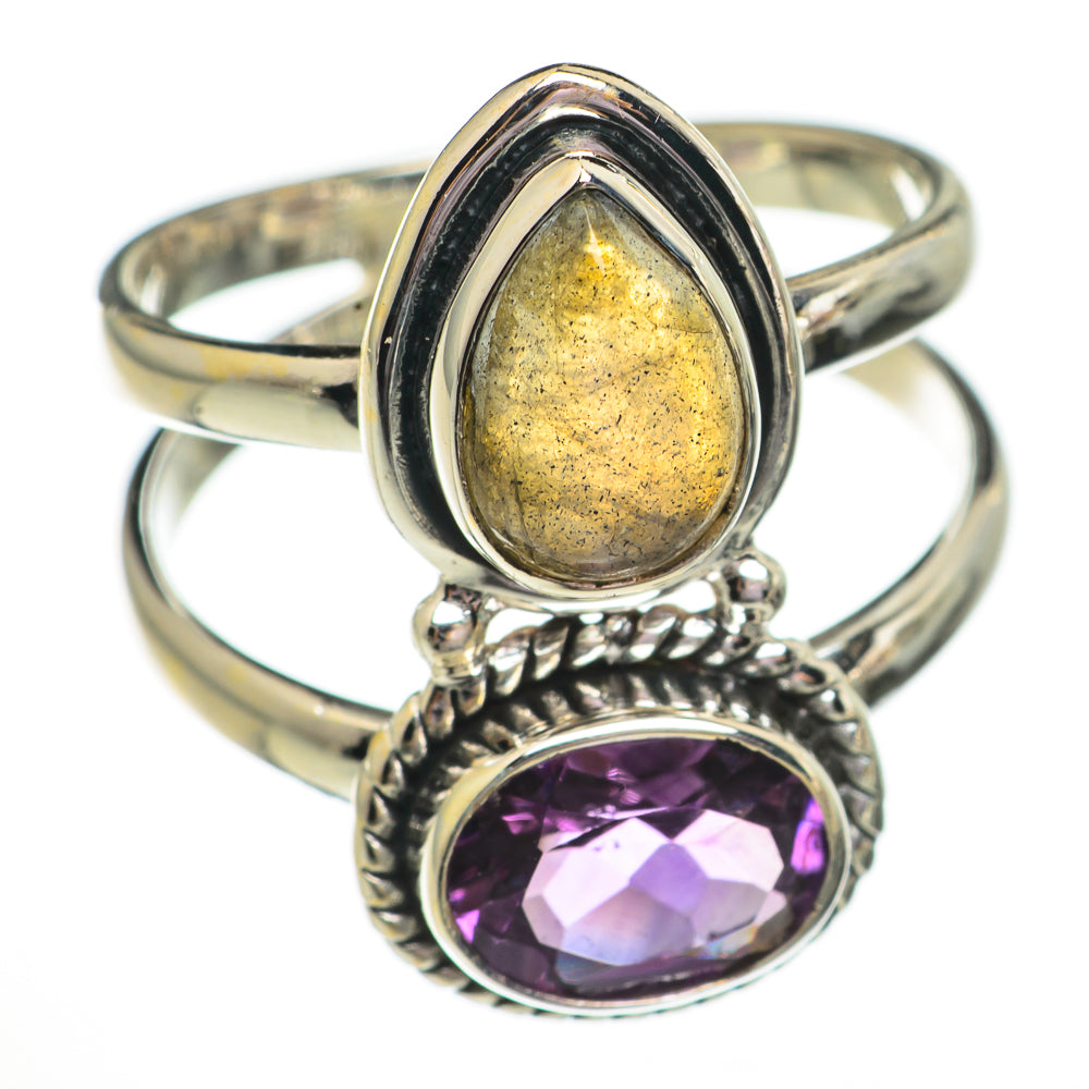Labradorite Rings handcrafted by Anasilvercos - RING70644